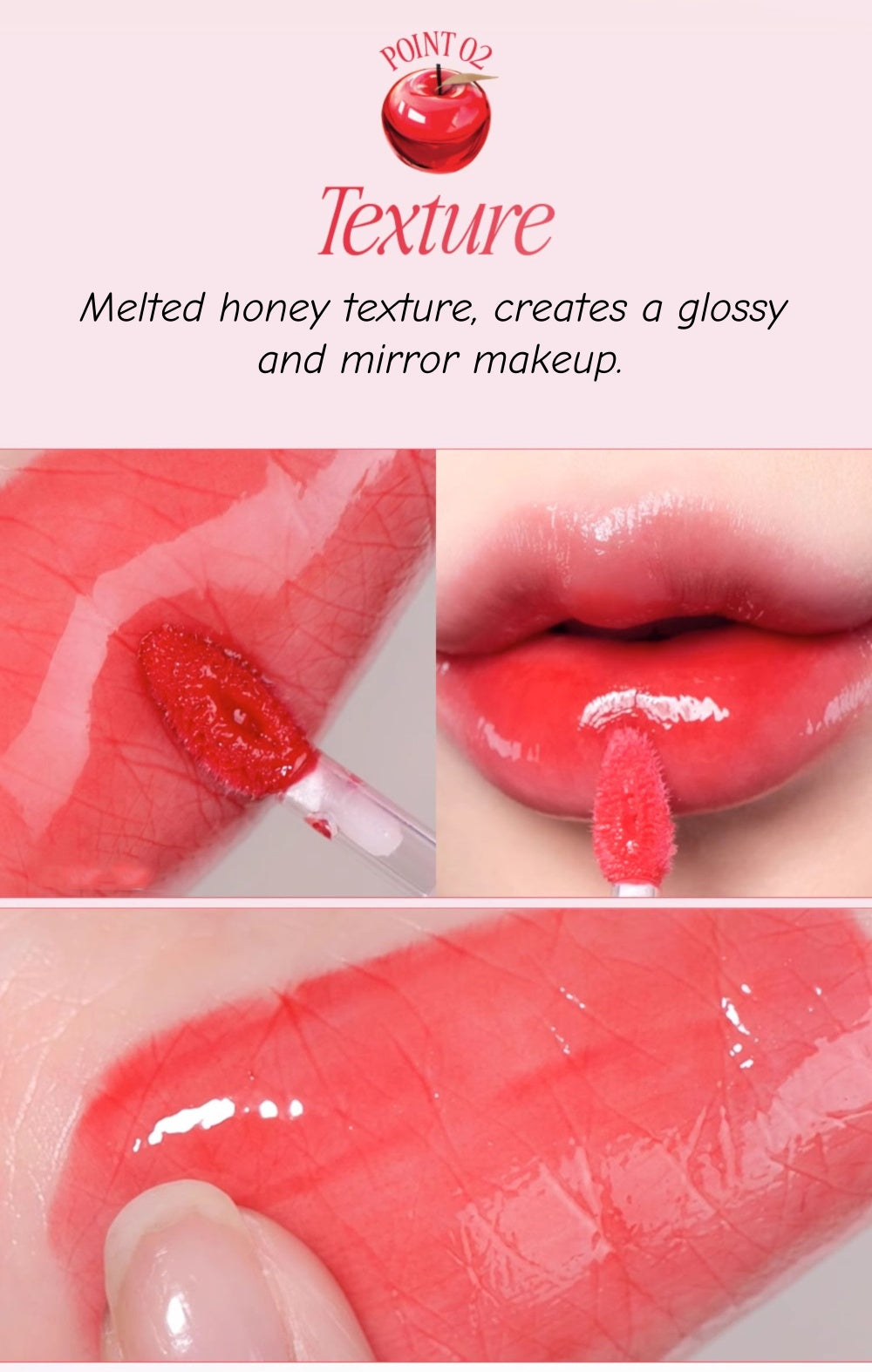 CLIO Apple Series Crystal Glam Glossy Lip Tint T4770