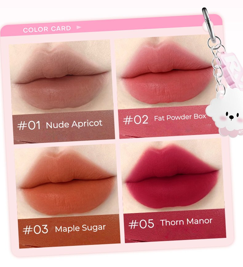 ROMANTIC BEAUTY Moist Airy Watery Matte Lip Glaze T5539