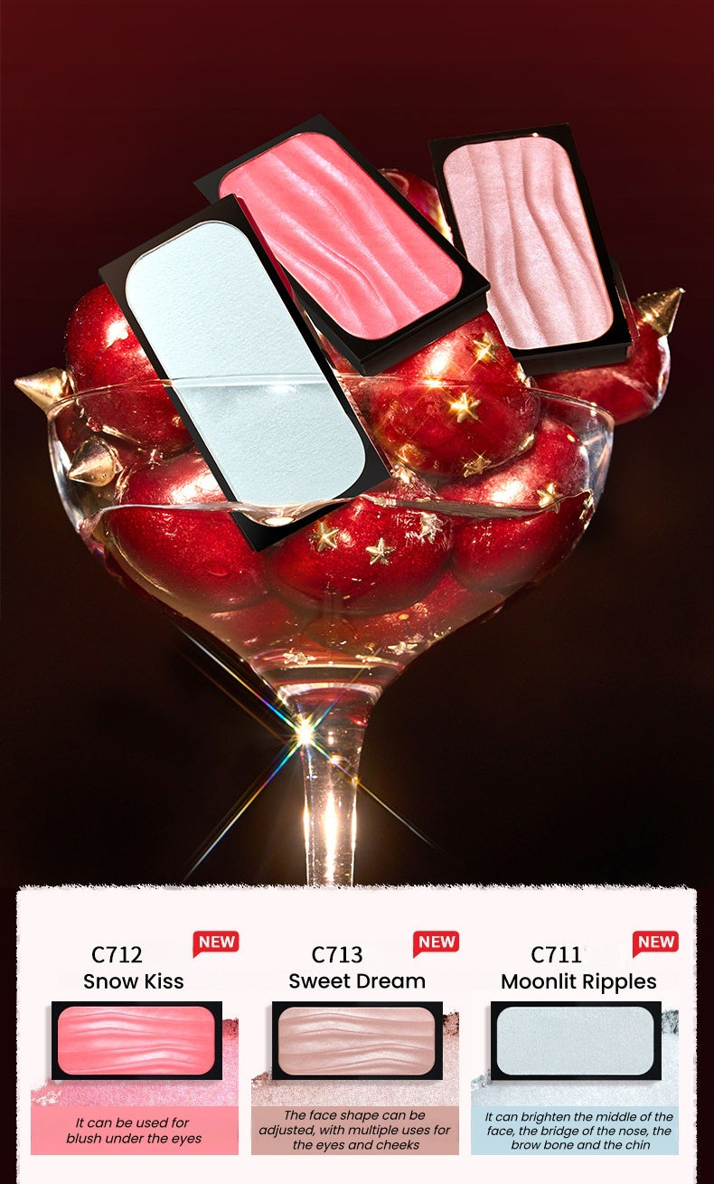 QianYan Christmas Starlight Wishes Collection Eyeshadow & Lipstick & Blusher T5436