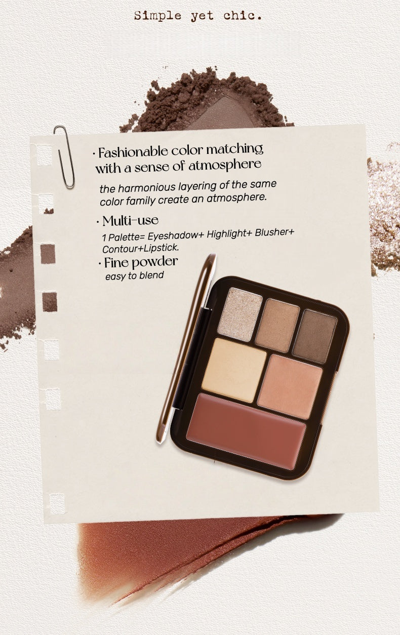 JOOCYEE Multi-use Daily Look Inspiration Makeup Palette T5281