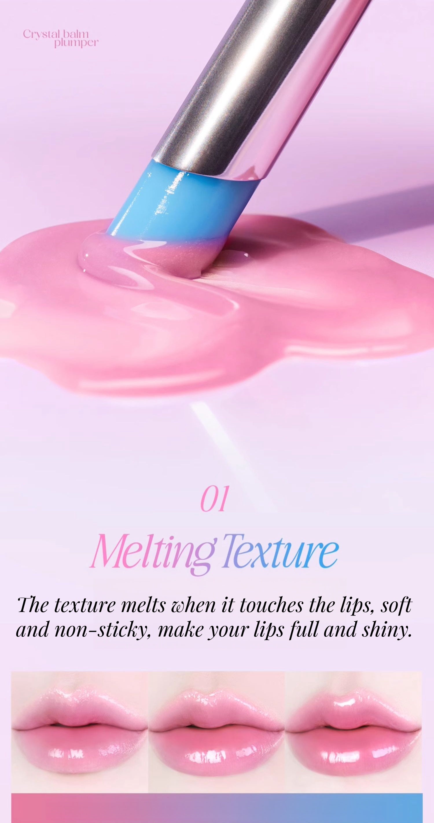 CLIO Crystal Balm Plumper Moist Lipstick T4353