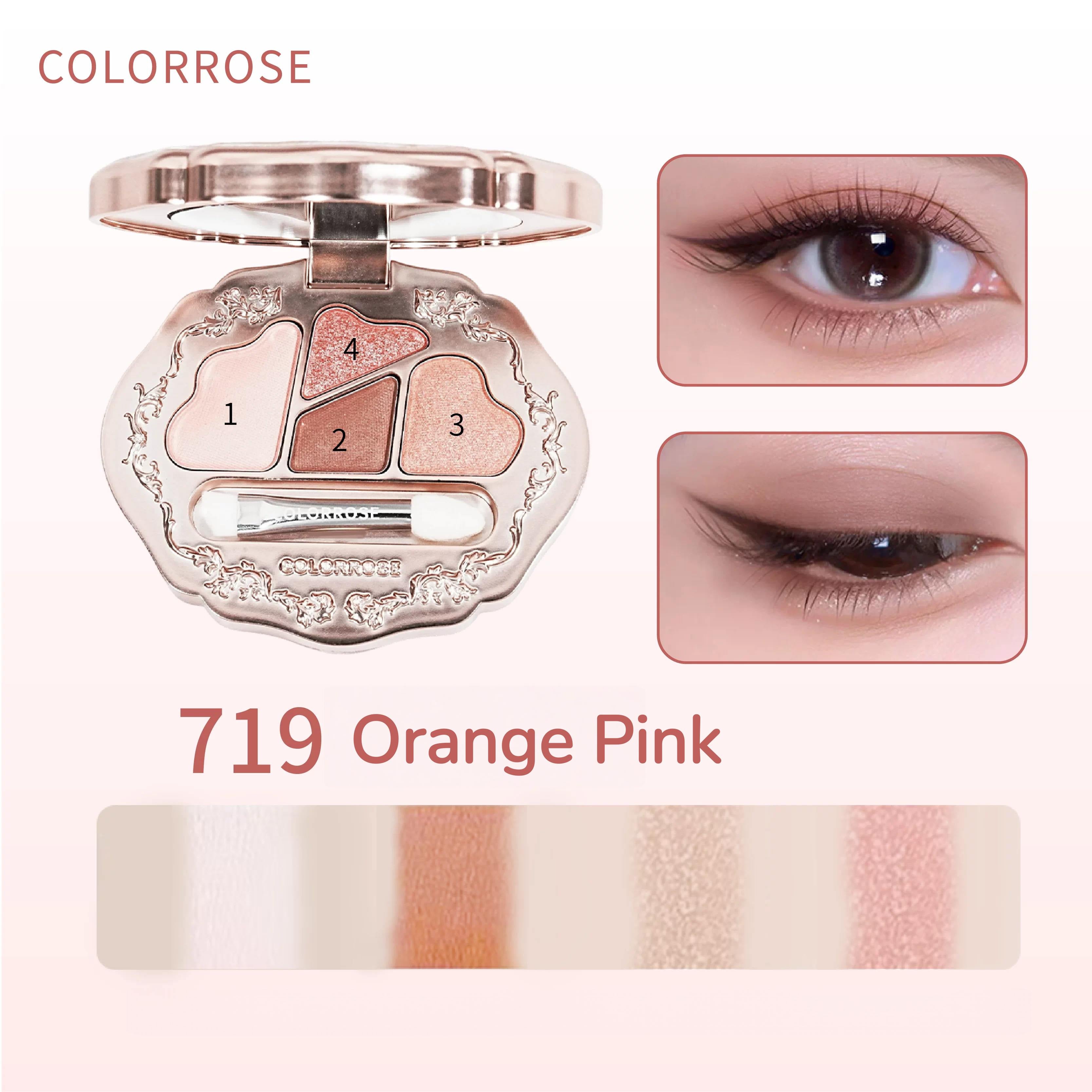COLORROSE 4-color Vitality Eyeshadow Palette T5583