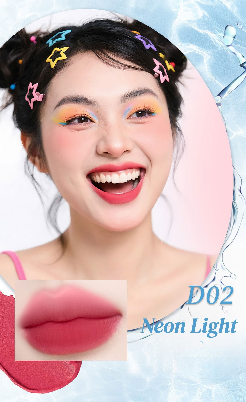 CANDY MUSE Water Bubbles Collection Matte Moist Lip Glaze T5805