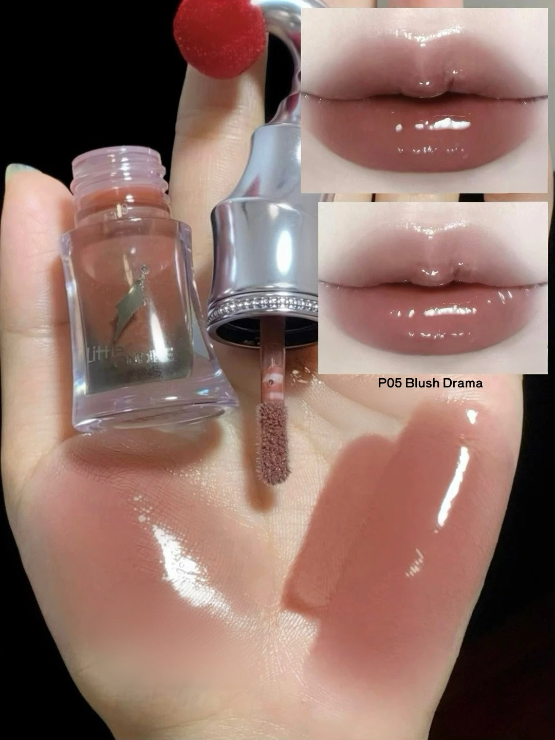 LITTLE ONDINE X Witch's Trick Collection Jester Hat Matte & Glossy Lip Glaze T6040