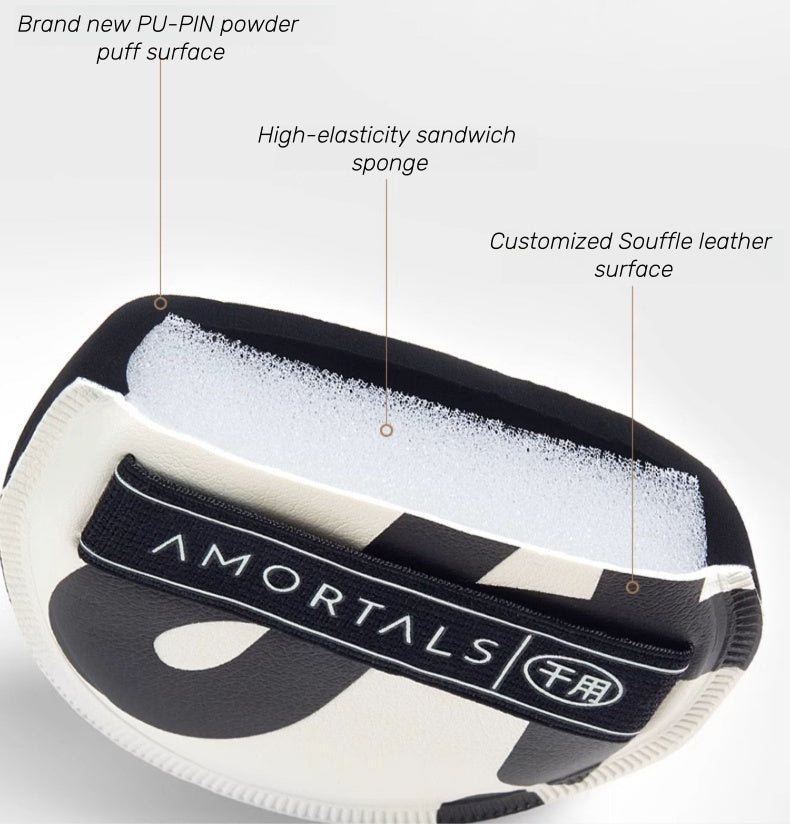 AMORTALS Double A Wet & Dry Candyfloss Makeup Puff T4614