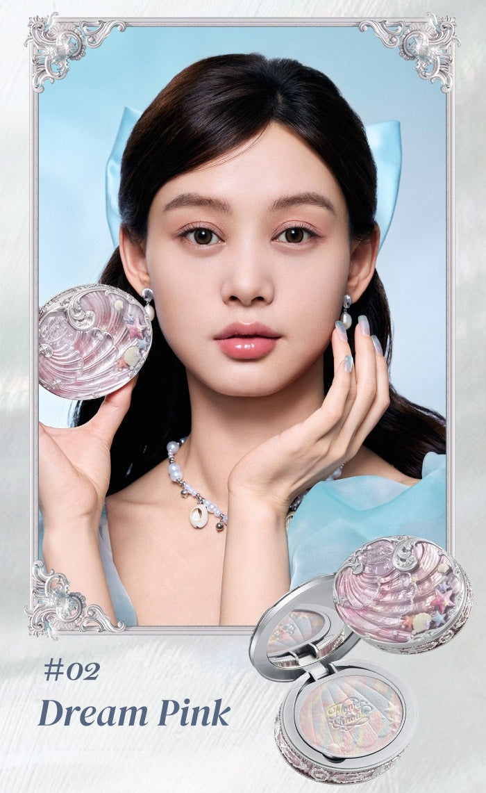 Flower Knows Shells Jewel Collection Baked Pressed Powder T5906