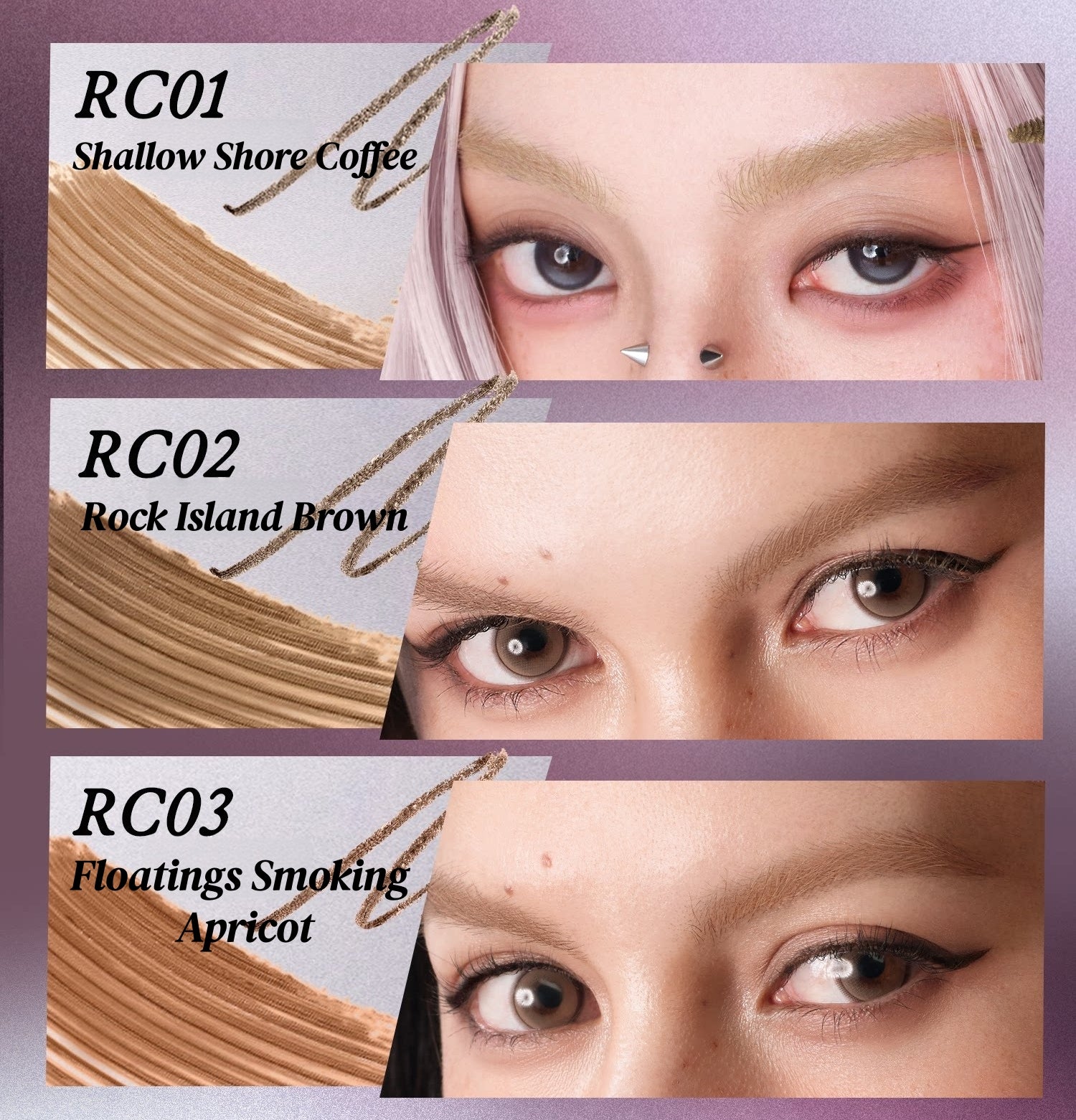 INSBAHA Rebel Collection Double-head Eyebrow Pen T5945