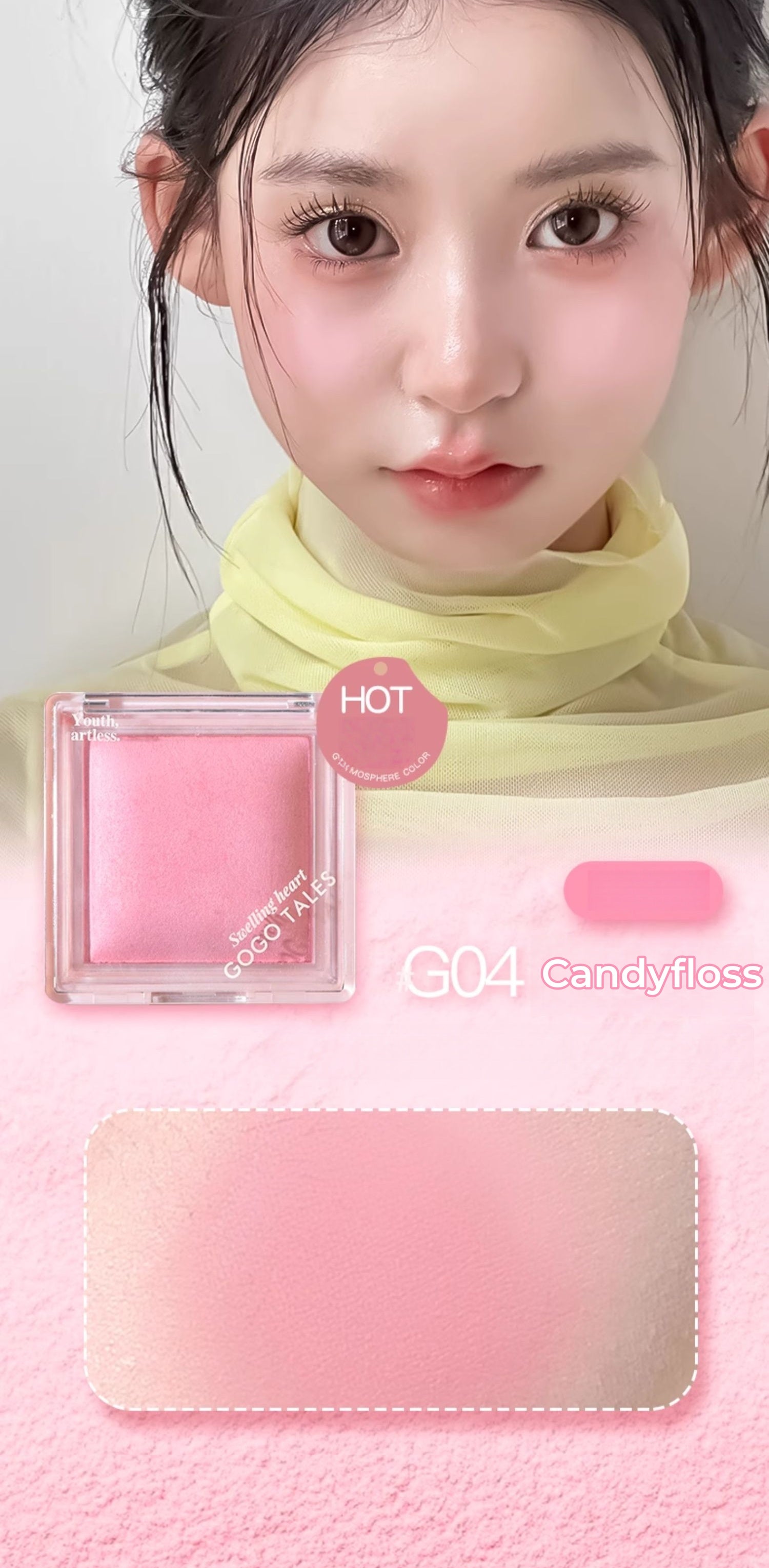 GOGO TALES Baked Mono Matte Blusher Powder T5248