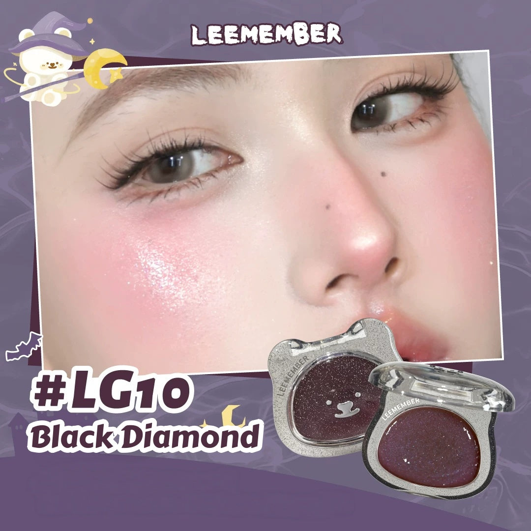 LEEMEMBER Magic Halloween Collection Glossy Blusher Cream & Lip Gloss T6018
