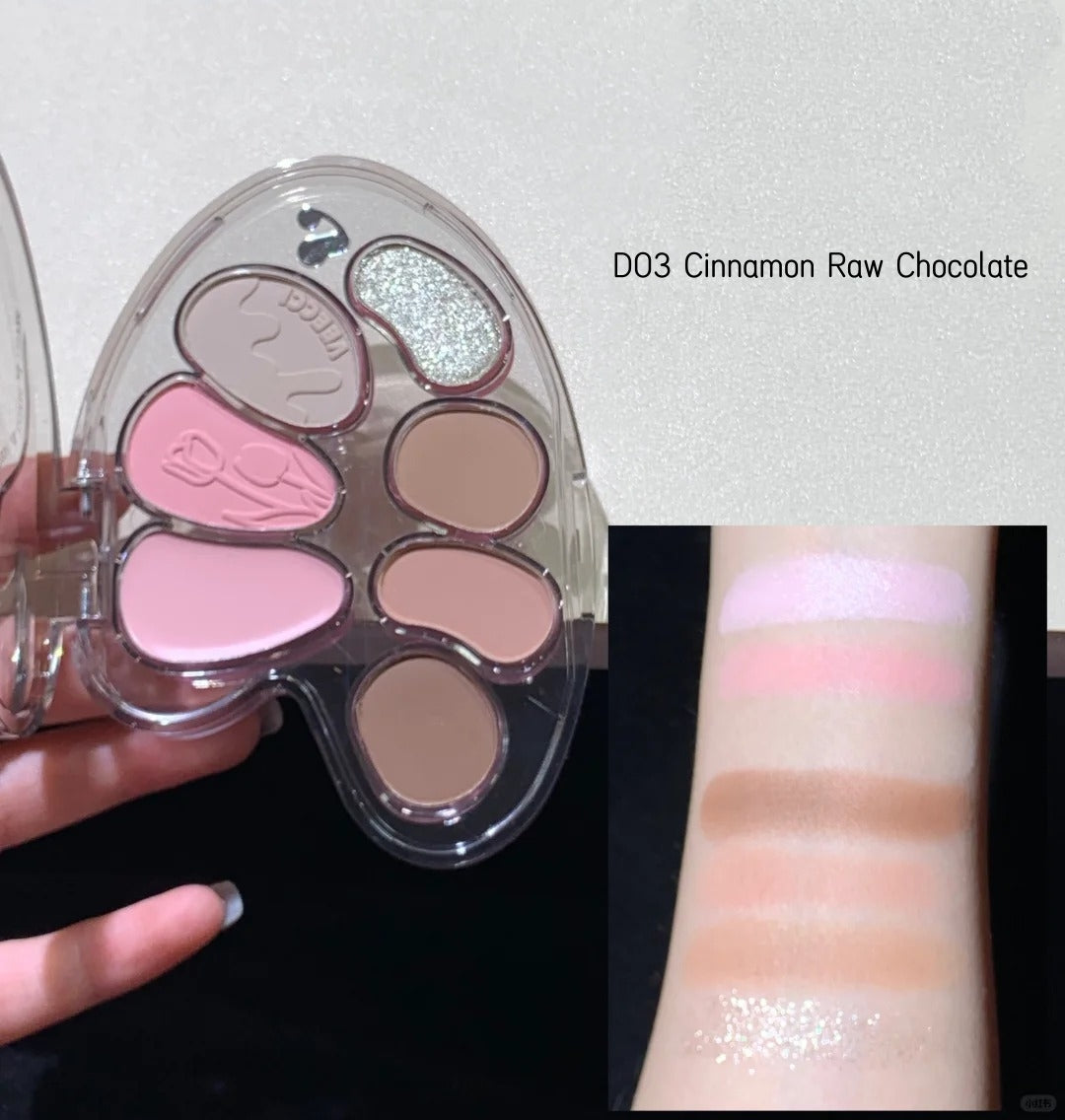 VEECCI Great Artist 7-color Long-wear Multi-use Eyeshadow Palette T4514