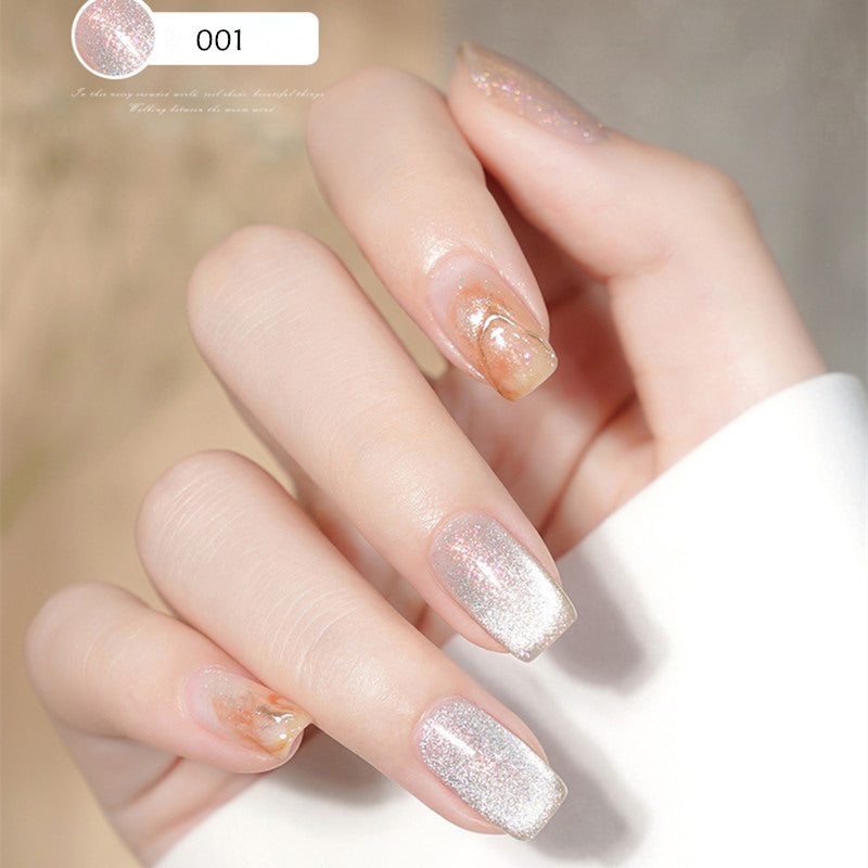 طلاء جل عيون القطة مرآة أورورا من كيلي كيسا، 6 مل، T4068