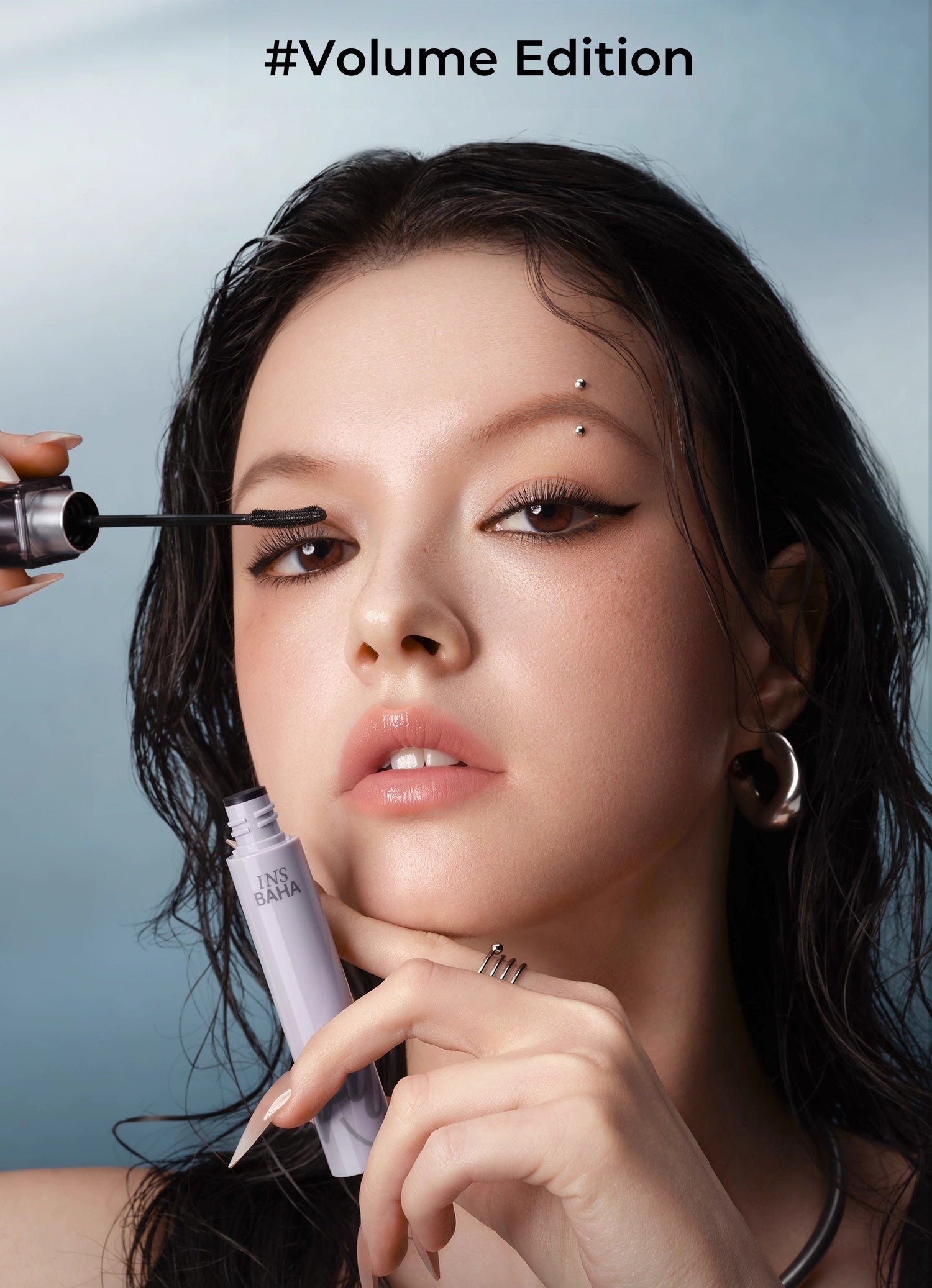 INSBAHA Waterproof Slender Wave Curling Dense Mascara T5159