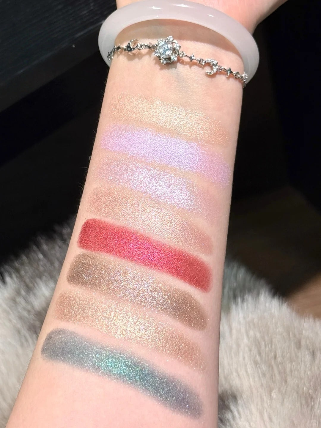 QianYan Christmas Starlight Wishes Collection Eyeshadow & Lipstick & Blusher T5436