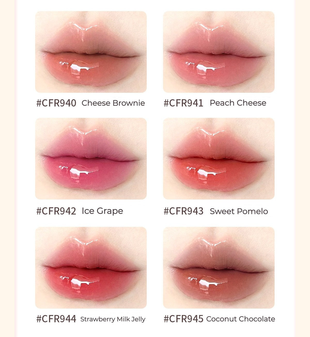 CHEERFLOR Little Chubby Glossy Long-wear Moist Lip Gloss T5563
