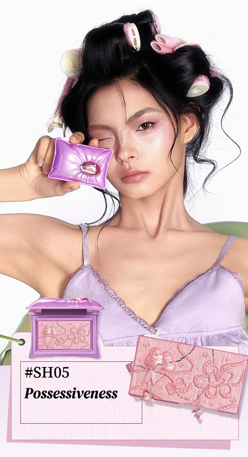 QianYan Pillow Gem Collection Eyeshadow Palette & Highlighter T5980