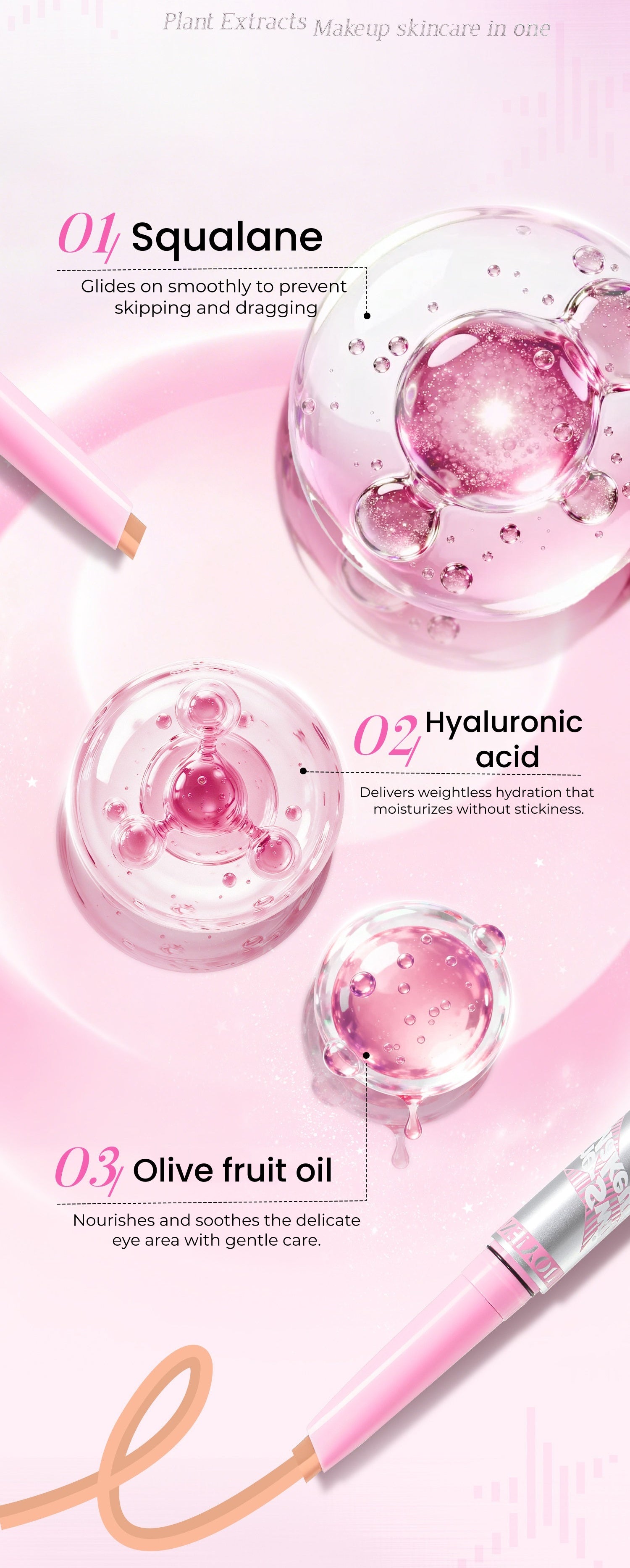 NEIYOU Long-wear Moist Double-head Eyeshadow Stick T5814