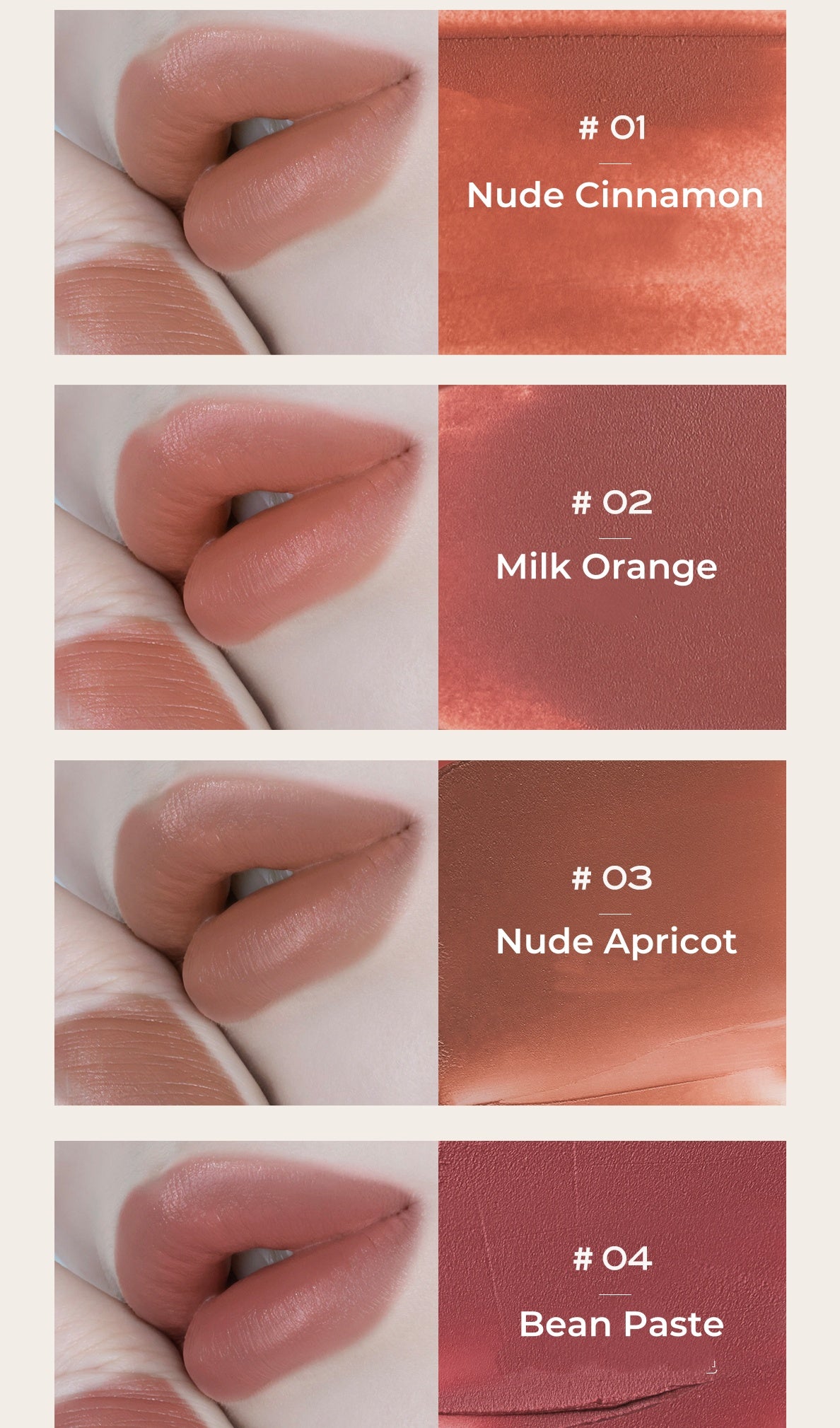 CAREMILLE Moisture Long-wear Velvet Matte Lipstick T5050