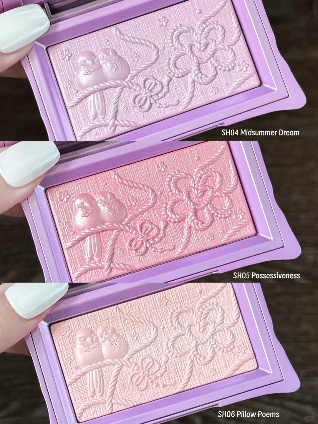 QianYan Pillow Gem Collection Highlighter & Eyeshadow Palette T5980