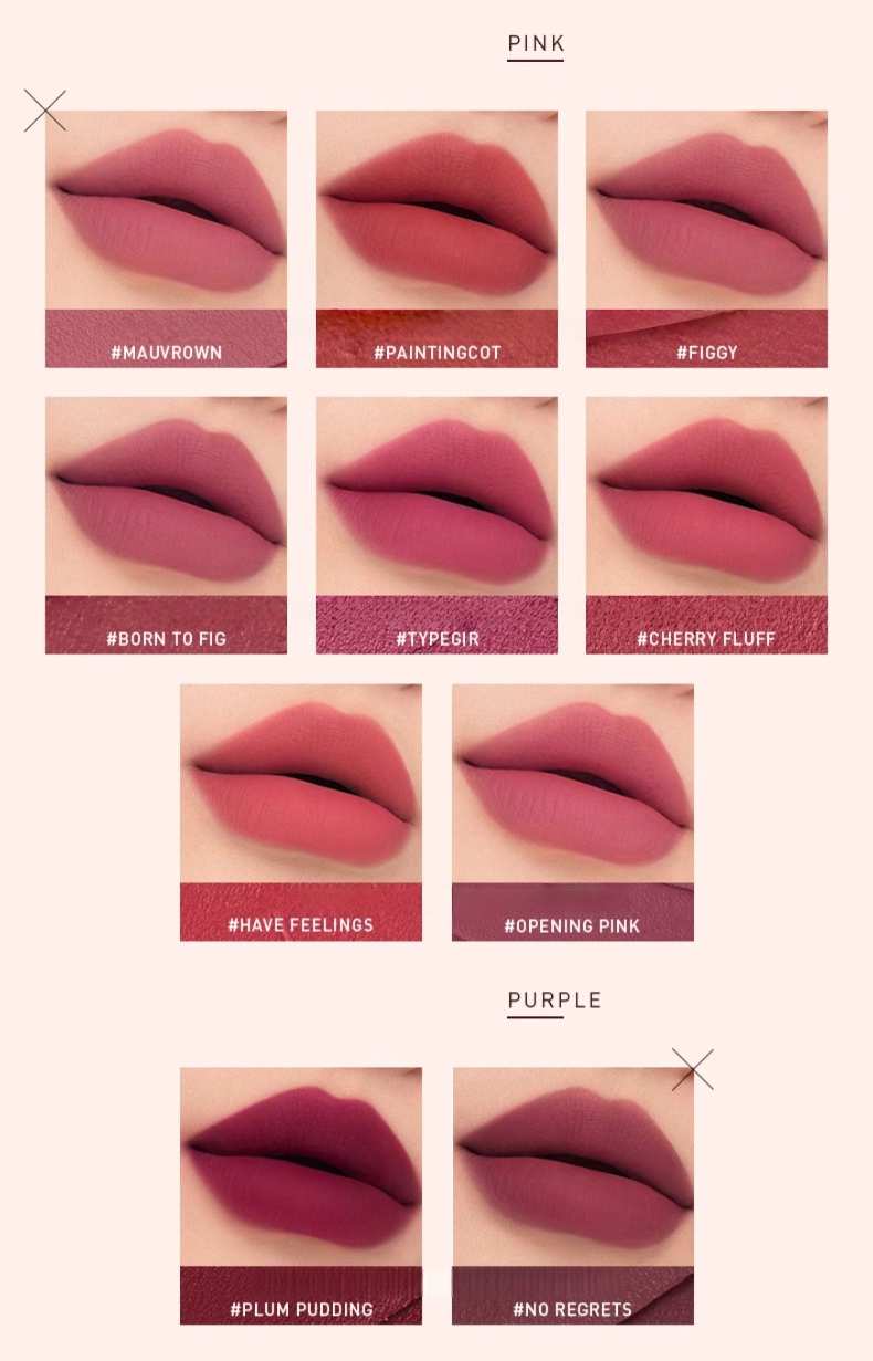 3CE Hazy Matte Silky Lip Clay T4889