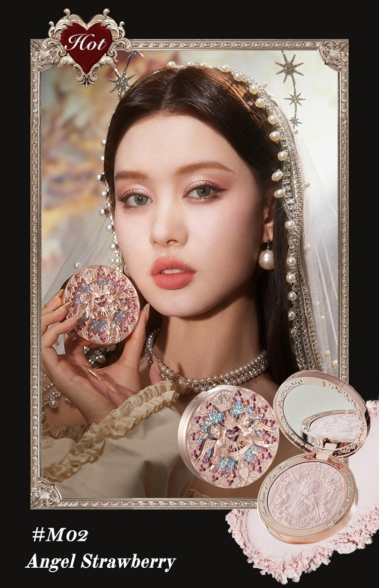 Flower Knows Little Angle Relief Highlighter Makeup Palette T5897