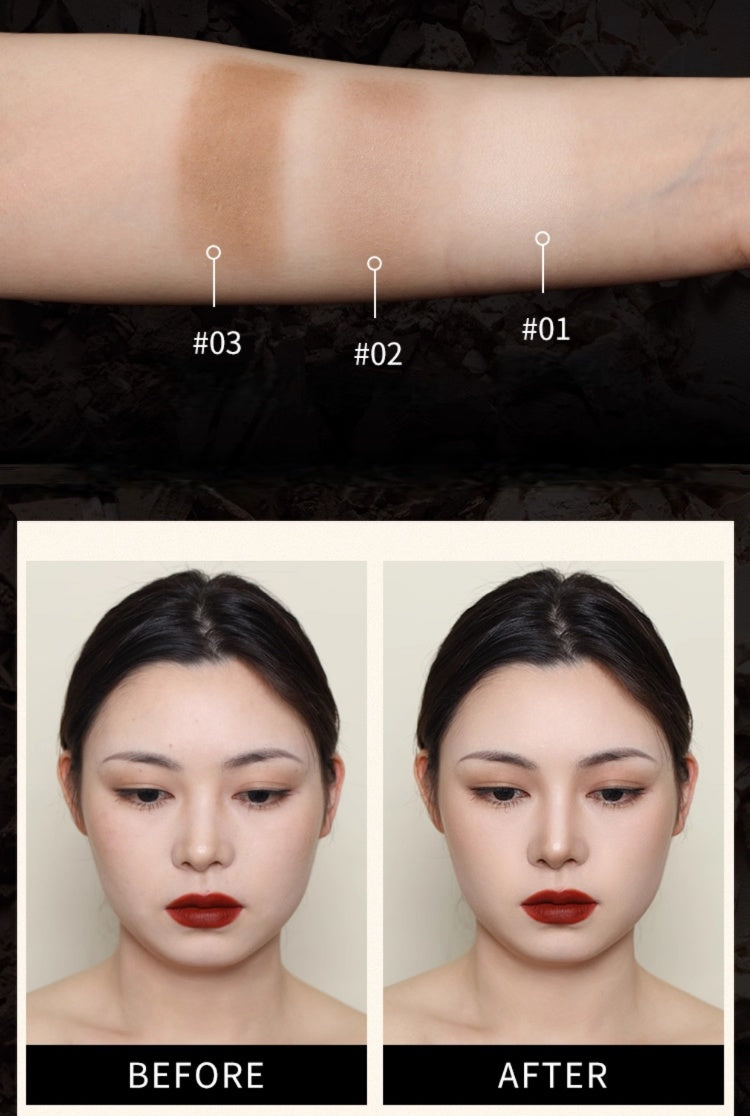 ODDITY 3-color Matte Highlighter & Contour Makeup Palette T5296