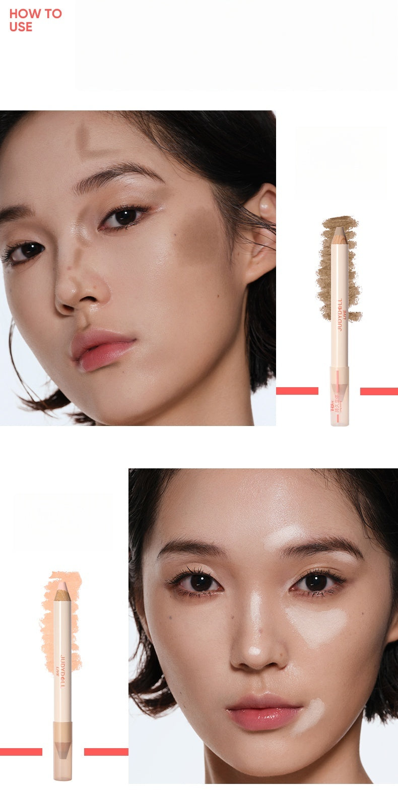 JUDYDOLL Long-wear Double-head Highlighter & Contour Pen T5417