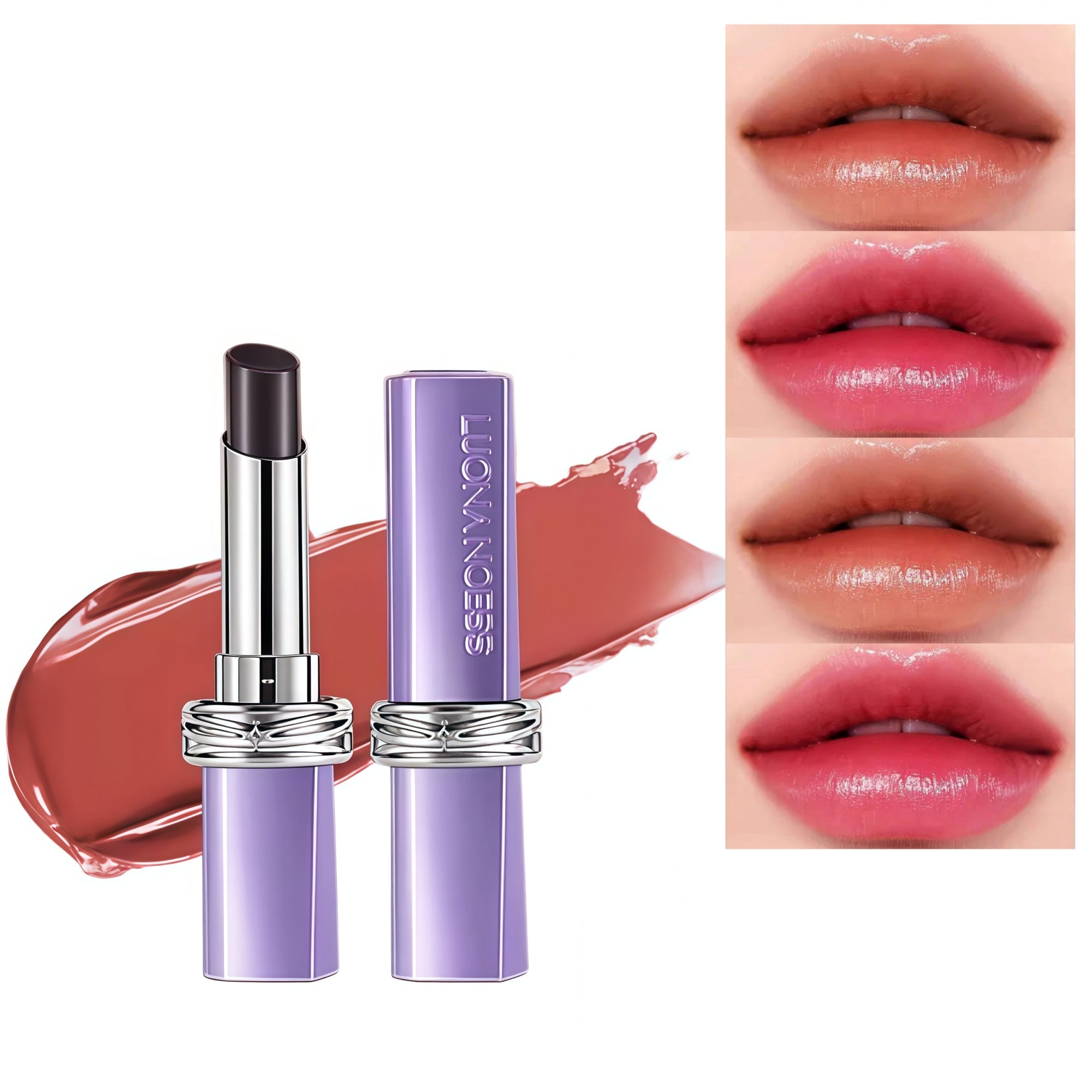 LUONA NOESS Black Magic Collection Moist Glossy Lipstick T5501