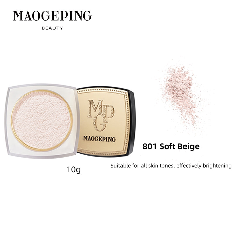 MAOGEPING Light Magic Radiant Two-color Setting Loose Powder T2992