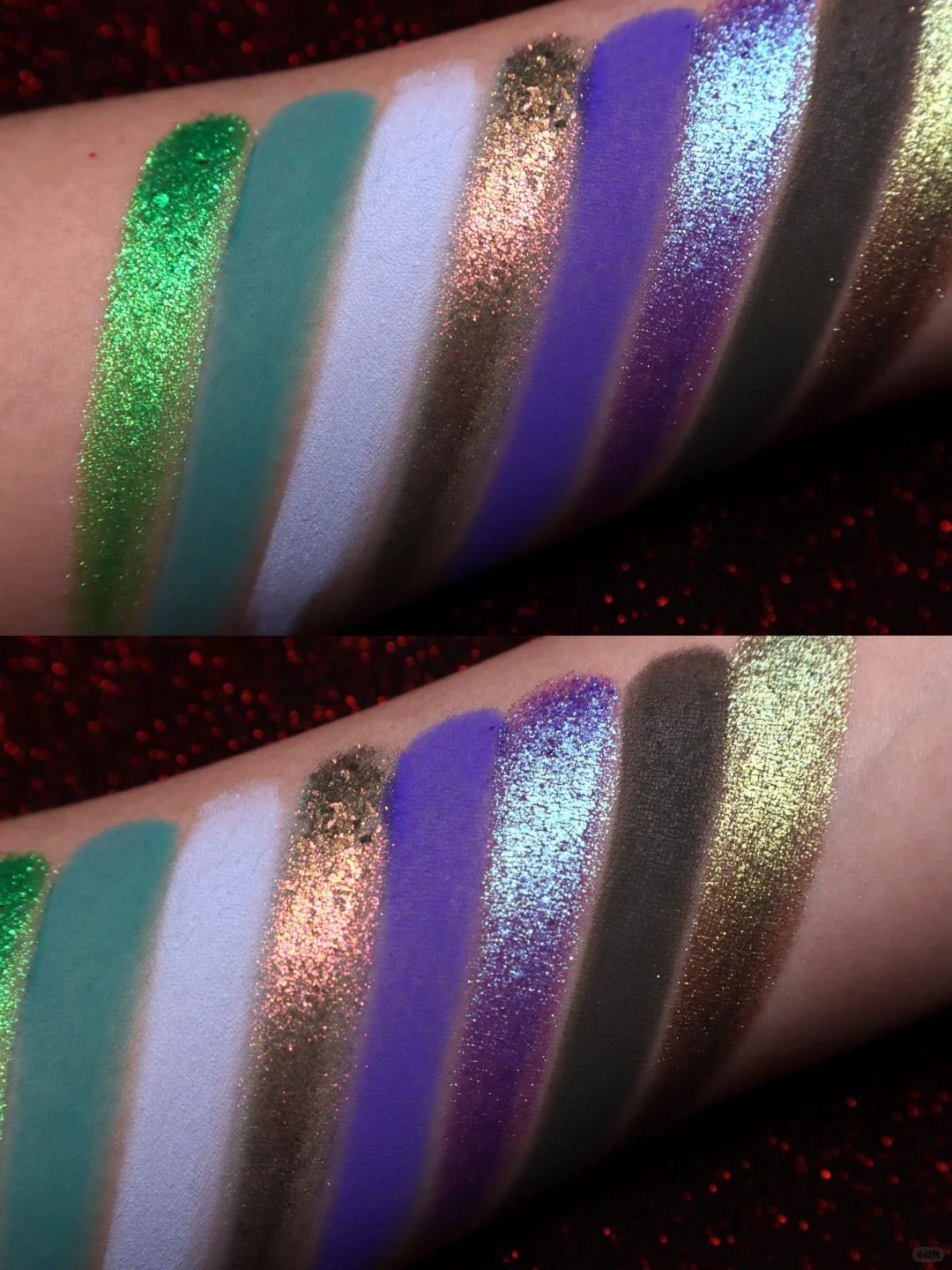 Narimi Misty Silver Lake 8-Color Chameleon Eyeshadow Palette (9.0