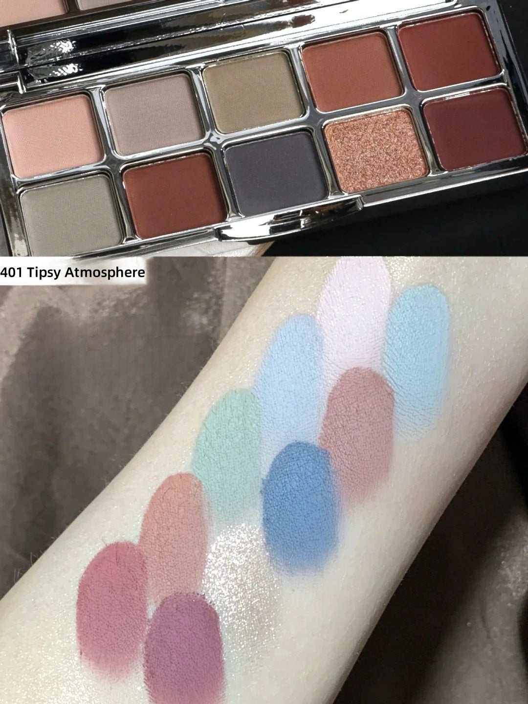 SheDella Colorful Dream 10-Color Eyeshadow Palette T4434