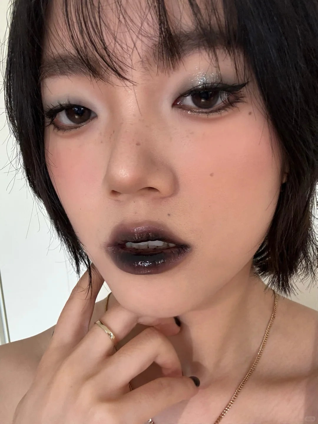 HYNTOOR Mirror Lip Gloss #097 Mirror Black T5195
