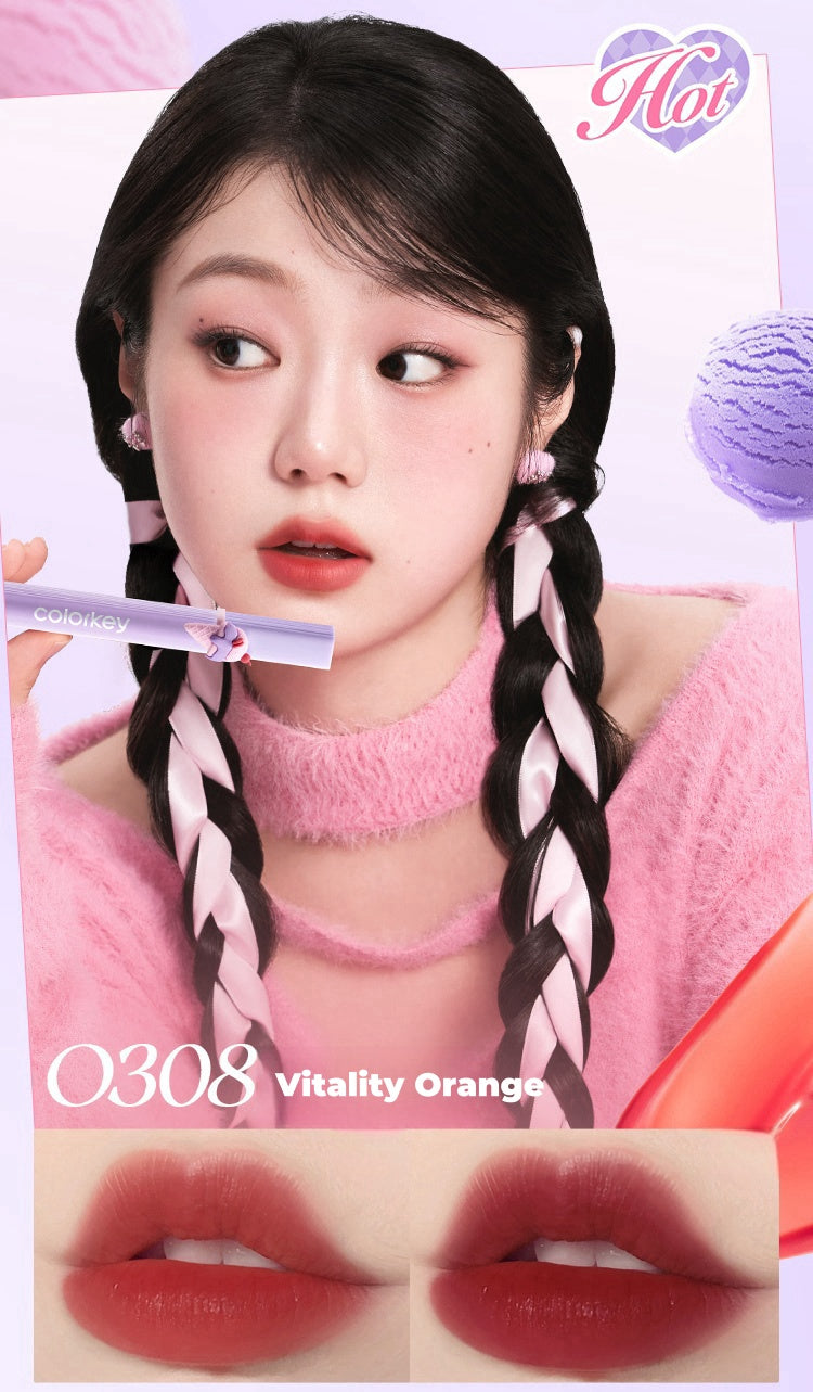 COLORKEY Ice Cream Watery Soft Mist Matte Lip Gloss T4368