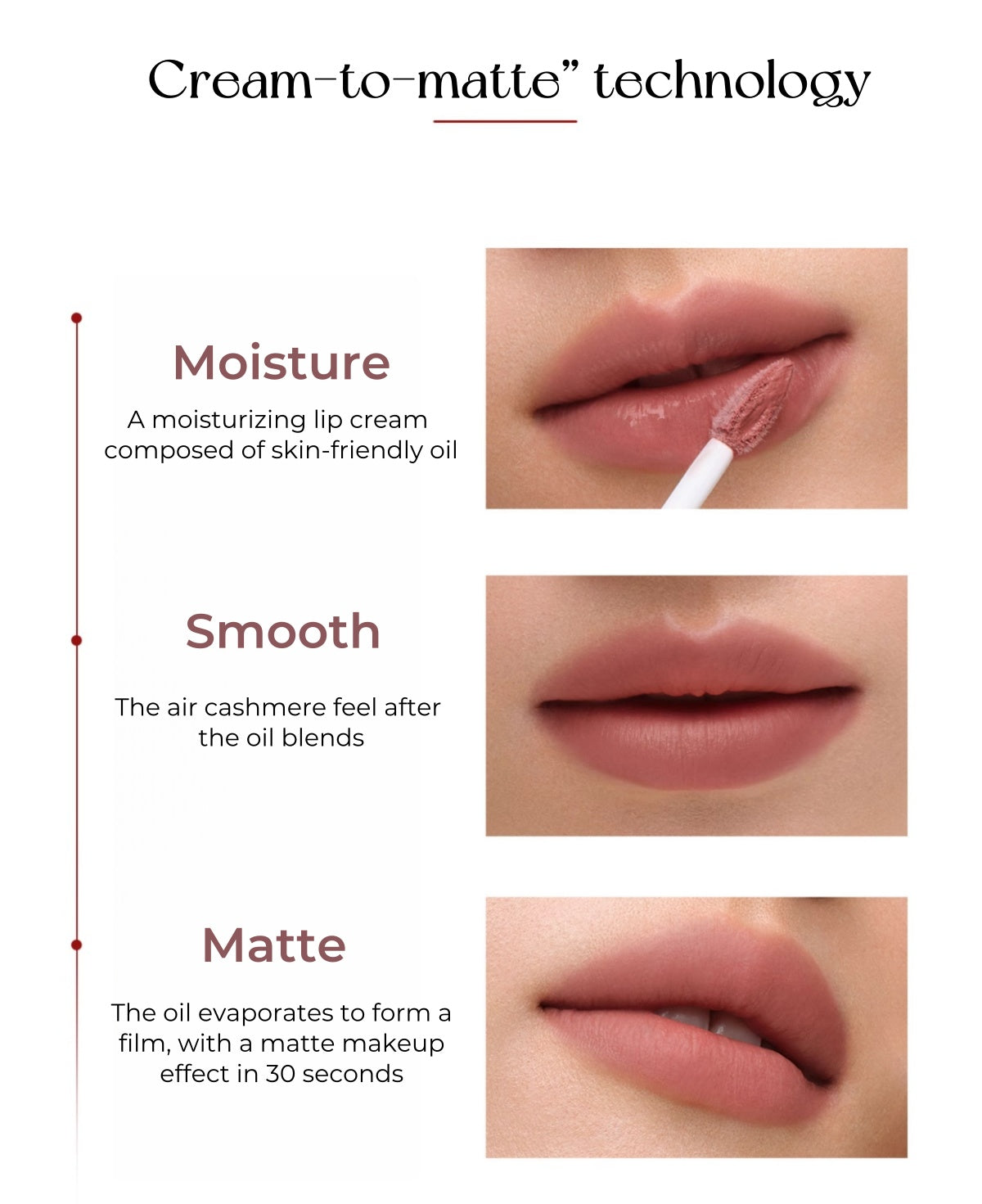 CAREMILLE Go-nude Essence Liquid Matte Lip Cream T5053