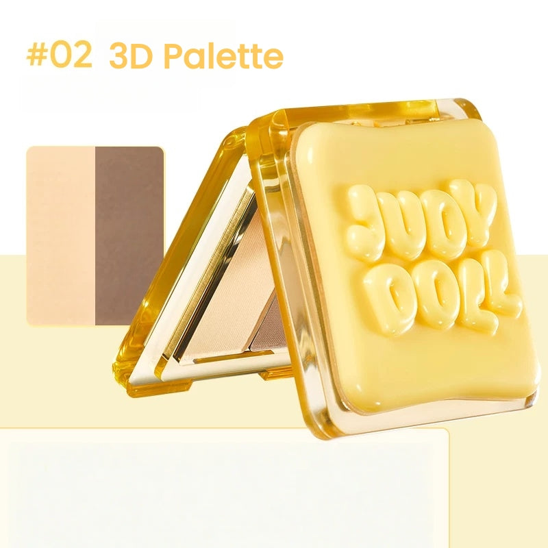JUDYDOLL Jelly Collection Gummy Highlighter & Contour Makeup Palette T5874