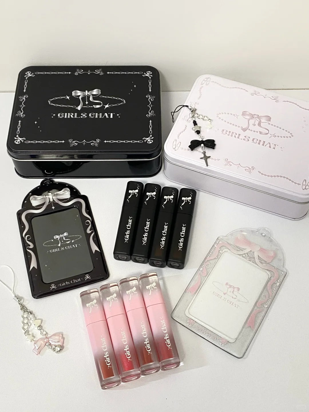 Girls Chat Romantic Rebel Collection 4 Pcs Lip Glaze Set T4198