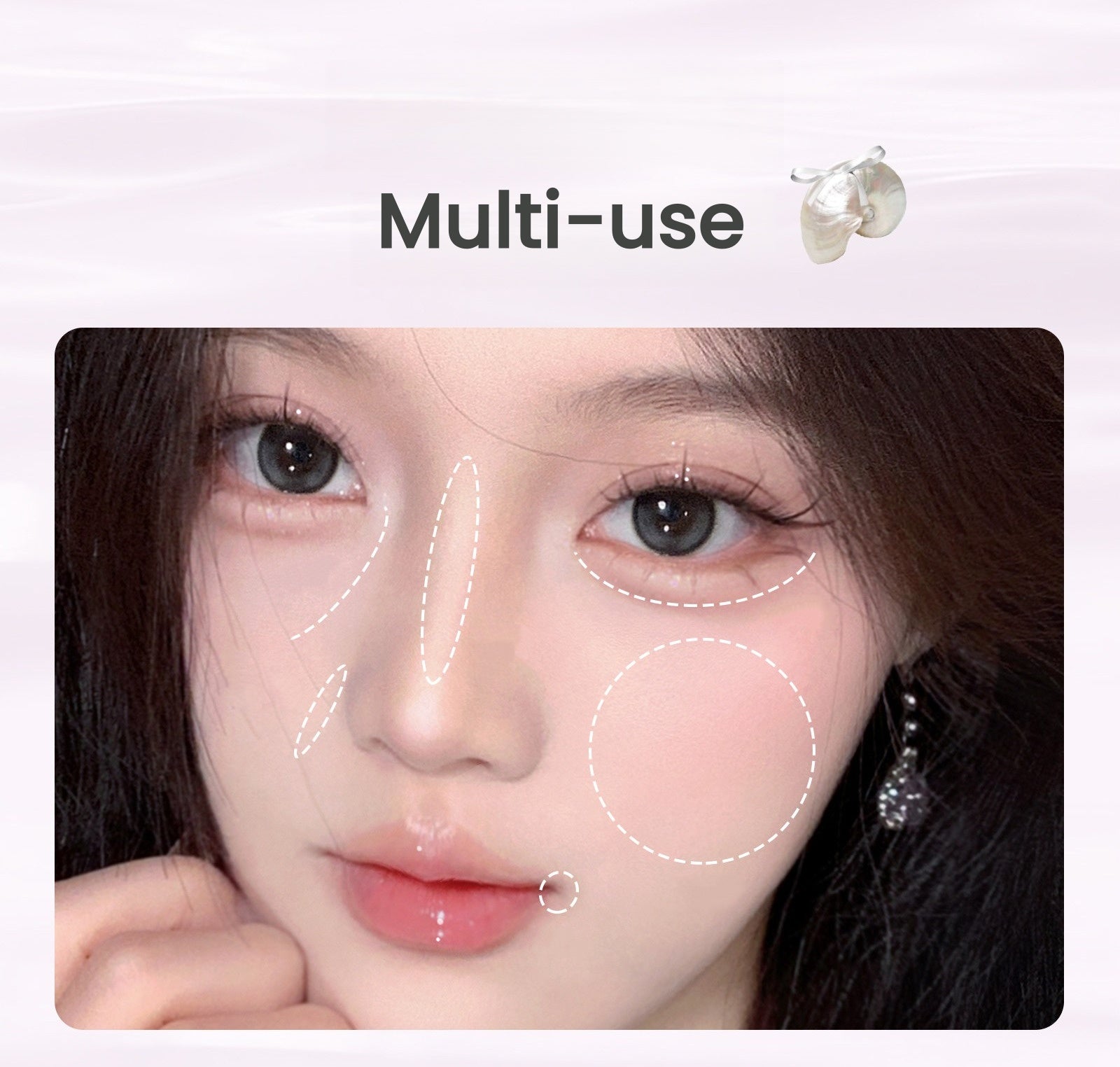 FLORTTE Sea Pearl Collection Single-color Highlighter T5883