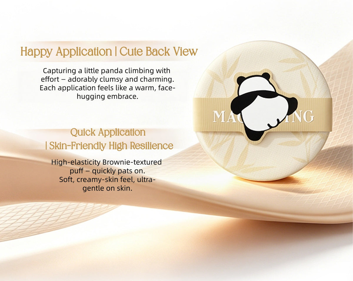 MAOGEPING X Panda Creation Moist Long-wear Air Cushion Foundation T5994
