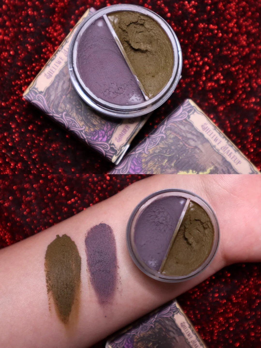 SHELLWE MAKEUP X Freya86 Wisteria Multi-Use Blusher & Lip Mud (2 boxes) T4114