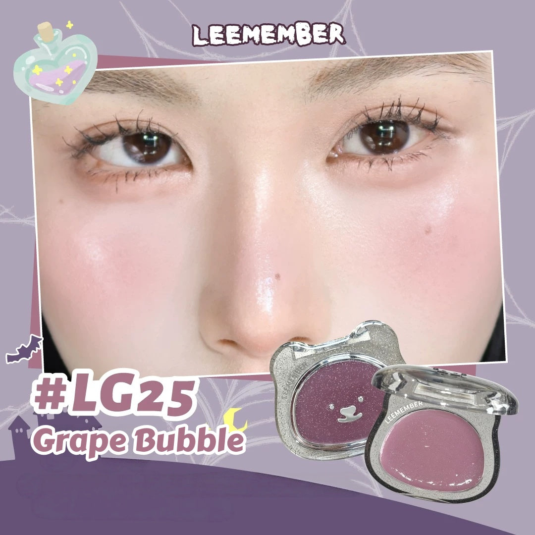 LEEMEMBER Magic Halloween Collection Glossy Blusher Cream & Lip Gloss T6018