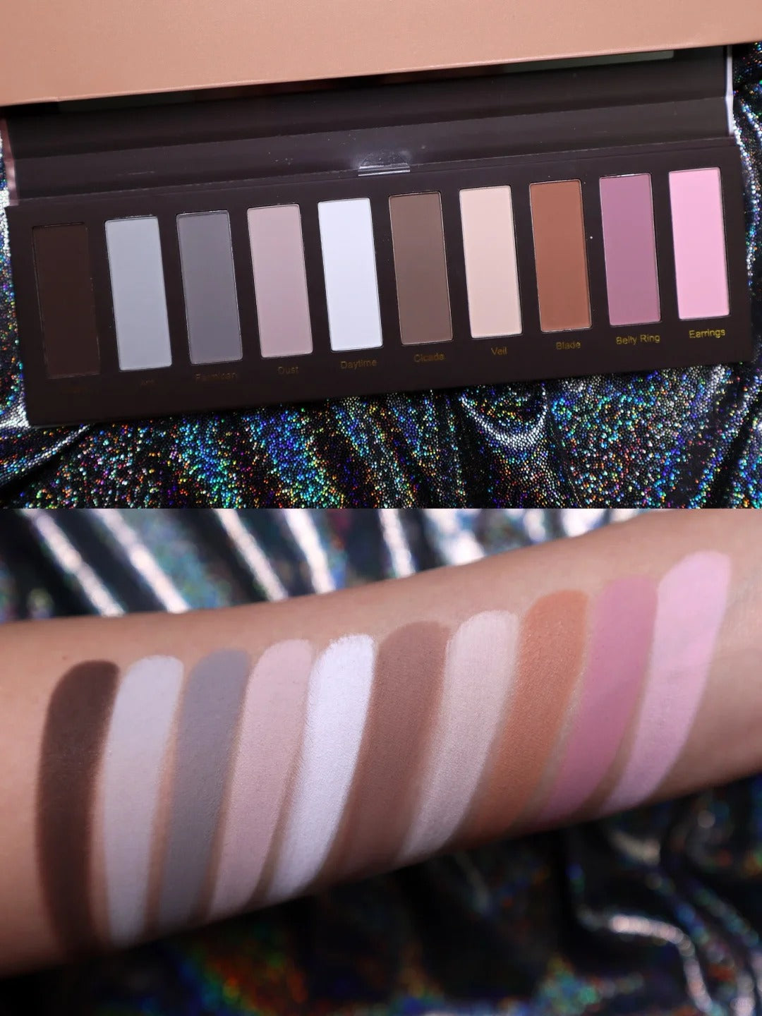 Narimi Cicada Shadow 10-Color Matte Eyeshadow Palette (7.0) T4043