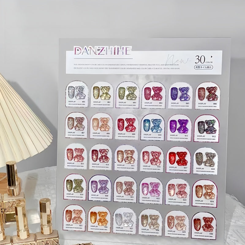 DANZHIHE 12g Ice Crystal Diamond Glitter Gel Polish T4712