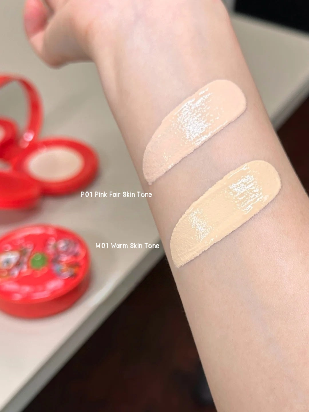 Little Ondine X Lipu Friends Makup Collection Lip Glaze & Foundation & Eyeliner & Makeup Palette T5010