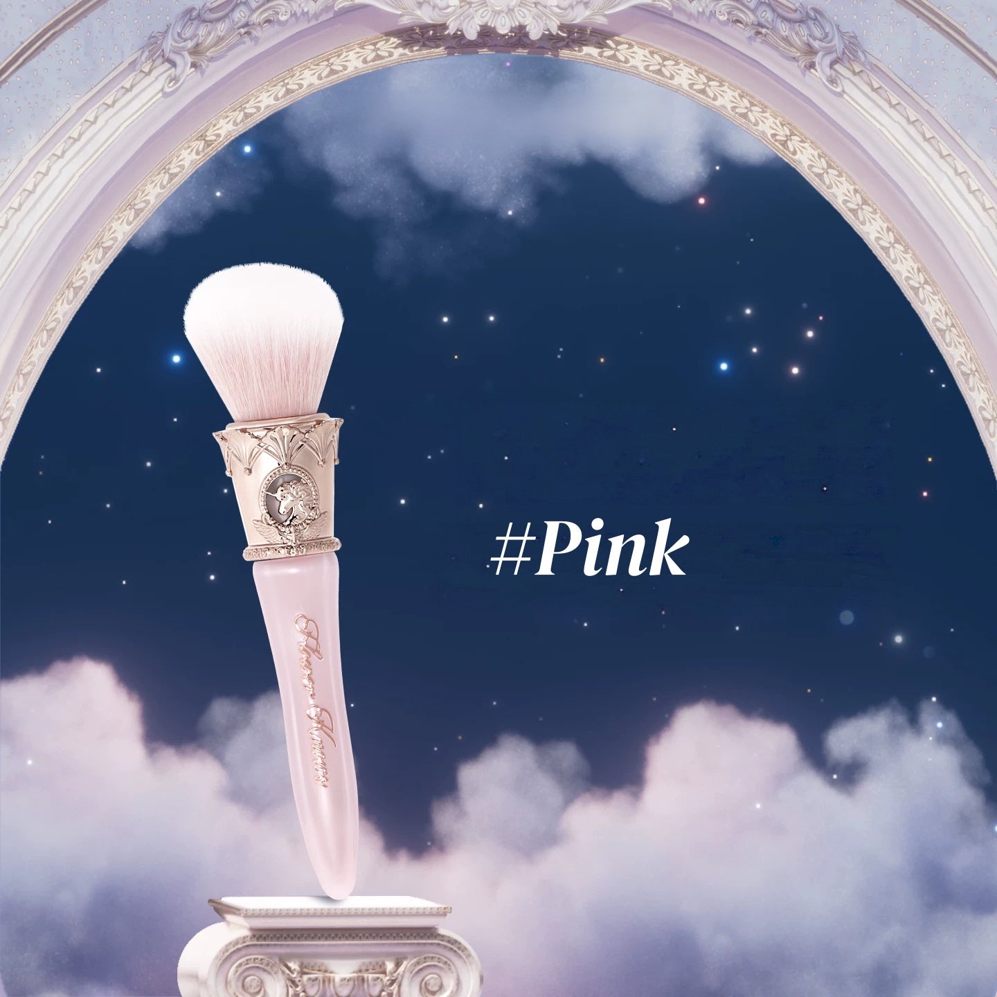 Flower Knows Knight Unicorn Collection Angled Blush Brush T5932
