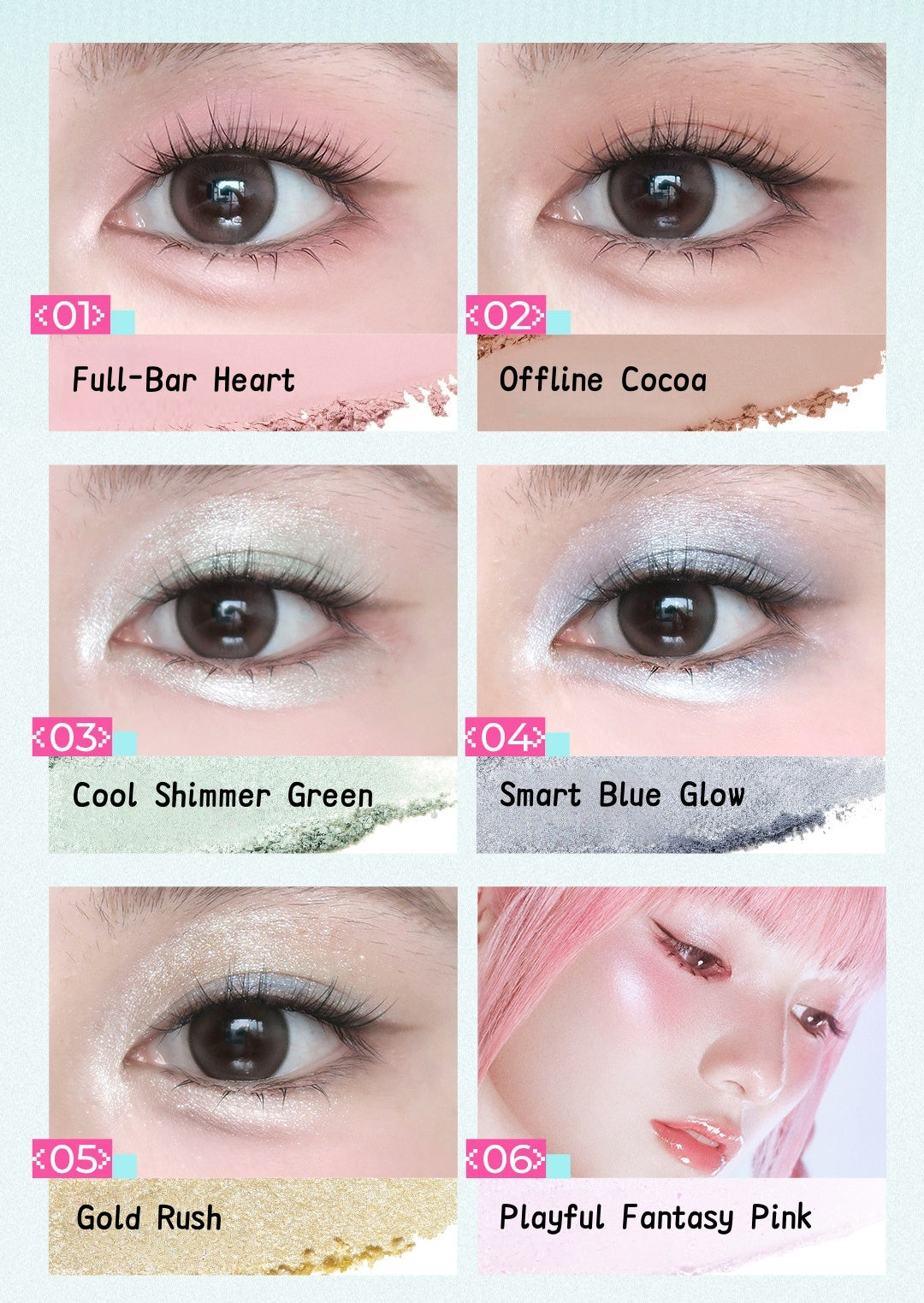 Little Ondine x Tamagotchi Collection Multi-use Makeup Powder T5909