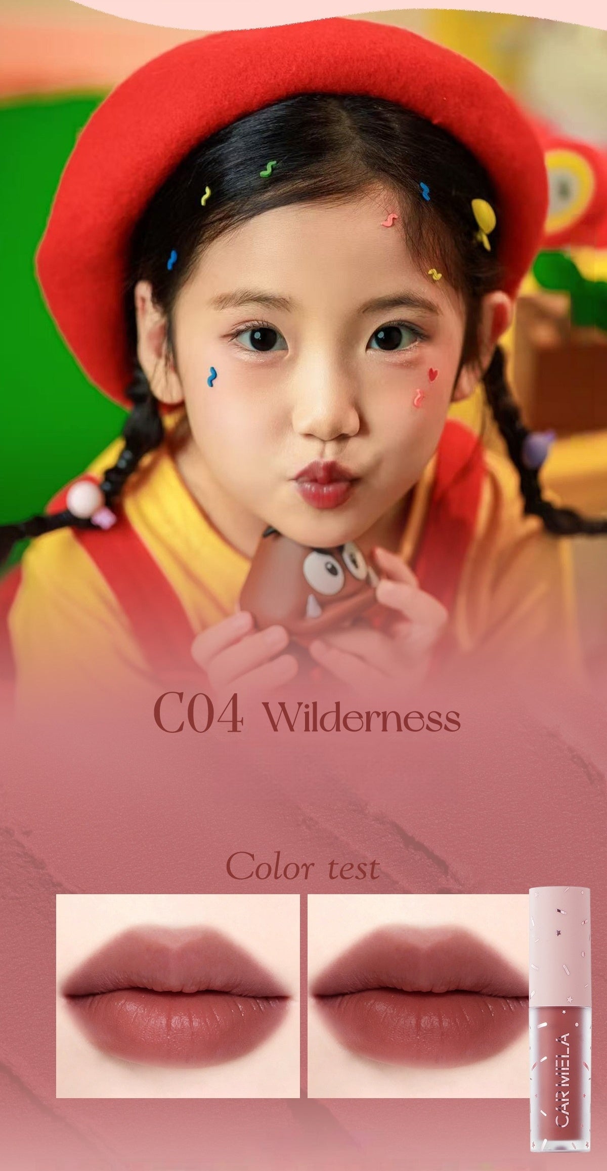 CARMELLA Matte Kid's Special Lip Glaze T5708