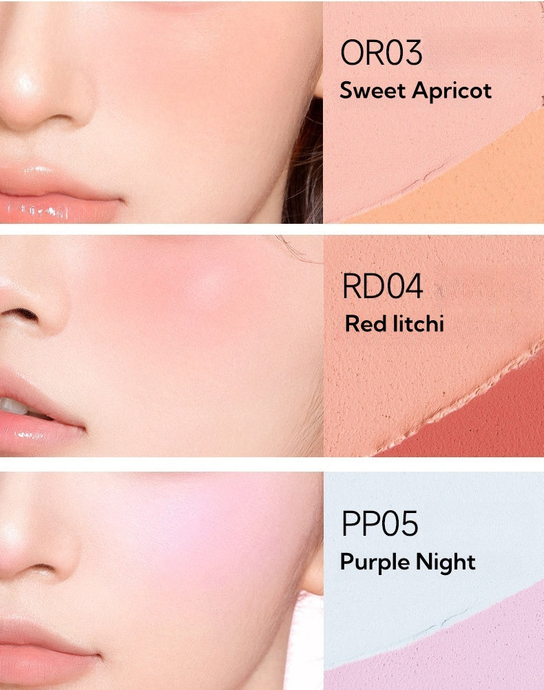 Focallure 2-color Airy Makeup Blusher Cream T4604