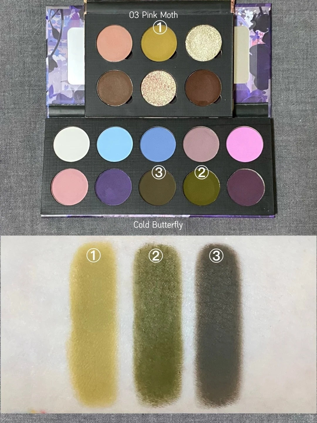 CHOIZ BEAUTY Cold Butterfly 10-farvet mat øjenskyggepalette T4285