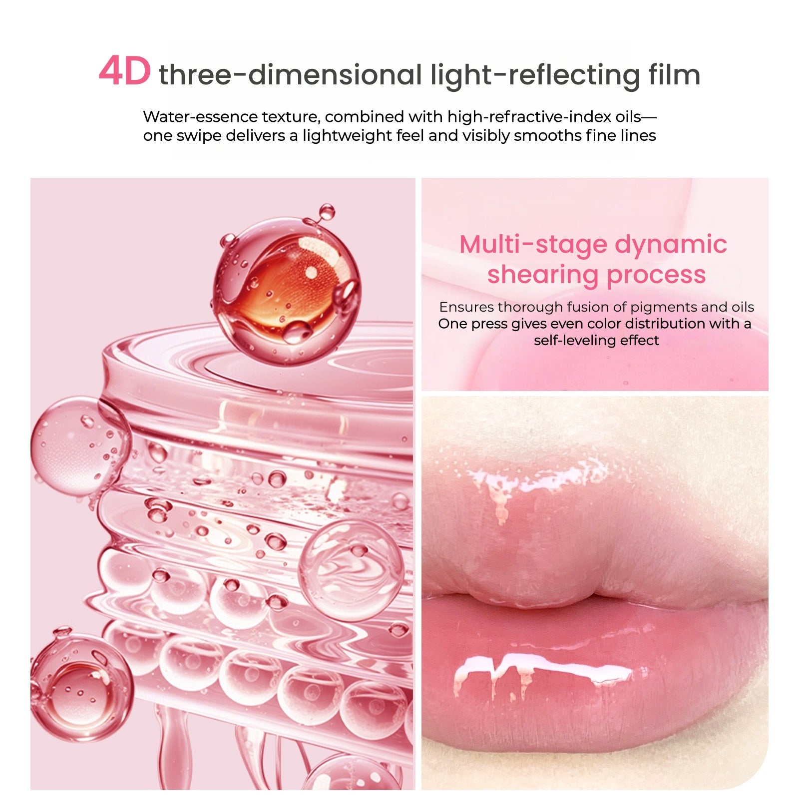 FLORTTE Twin Butterfly Collection Glossy Lip Gloss T5885