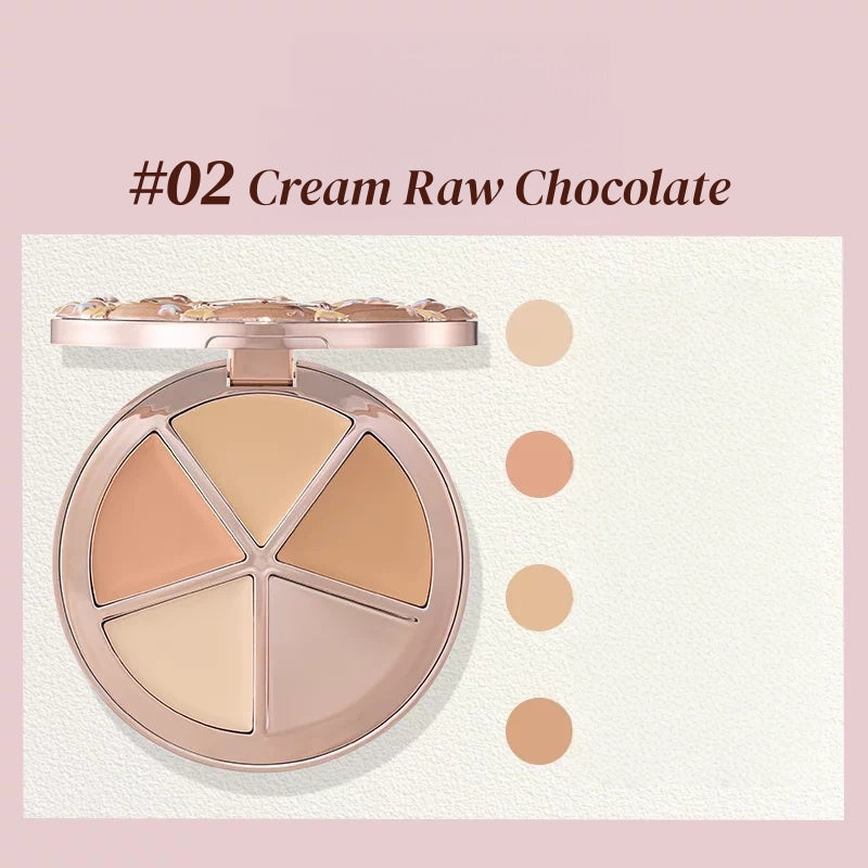 Flower Knows The Sweetie Bear Collection 4-color Concealer Palette T5891