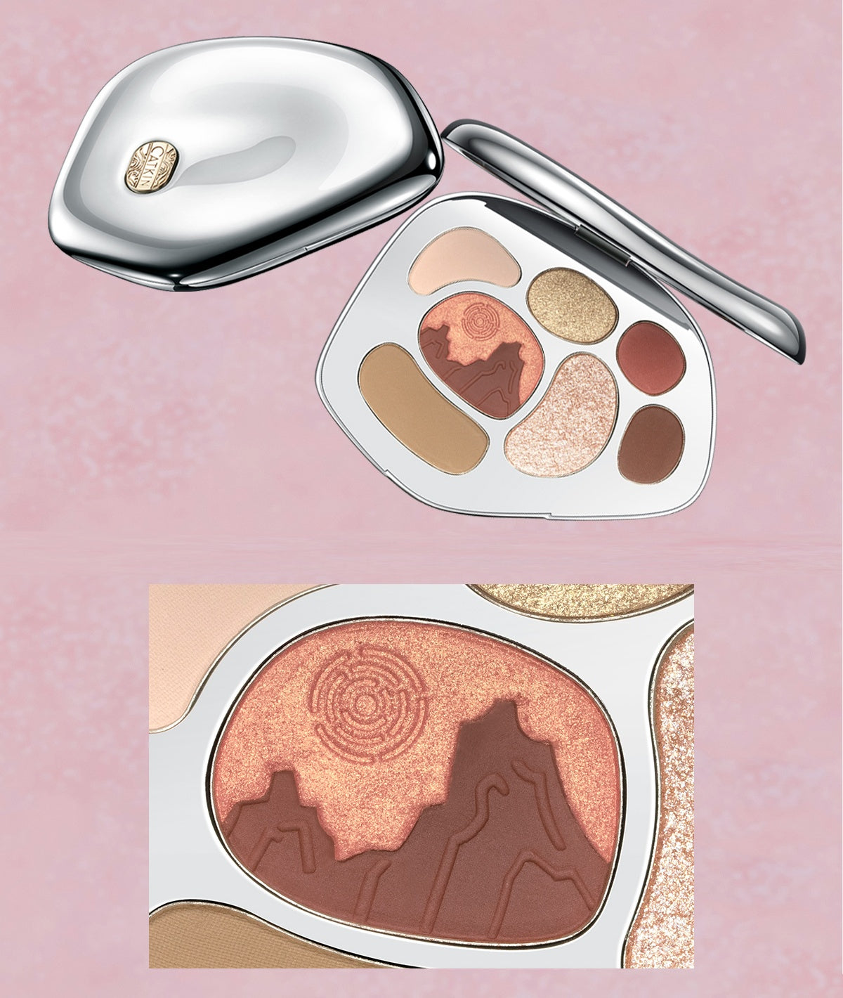 CATKIN Silver Mirror 7-color All-In-One Makeup Palette T5027
